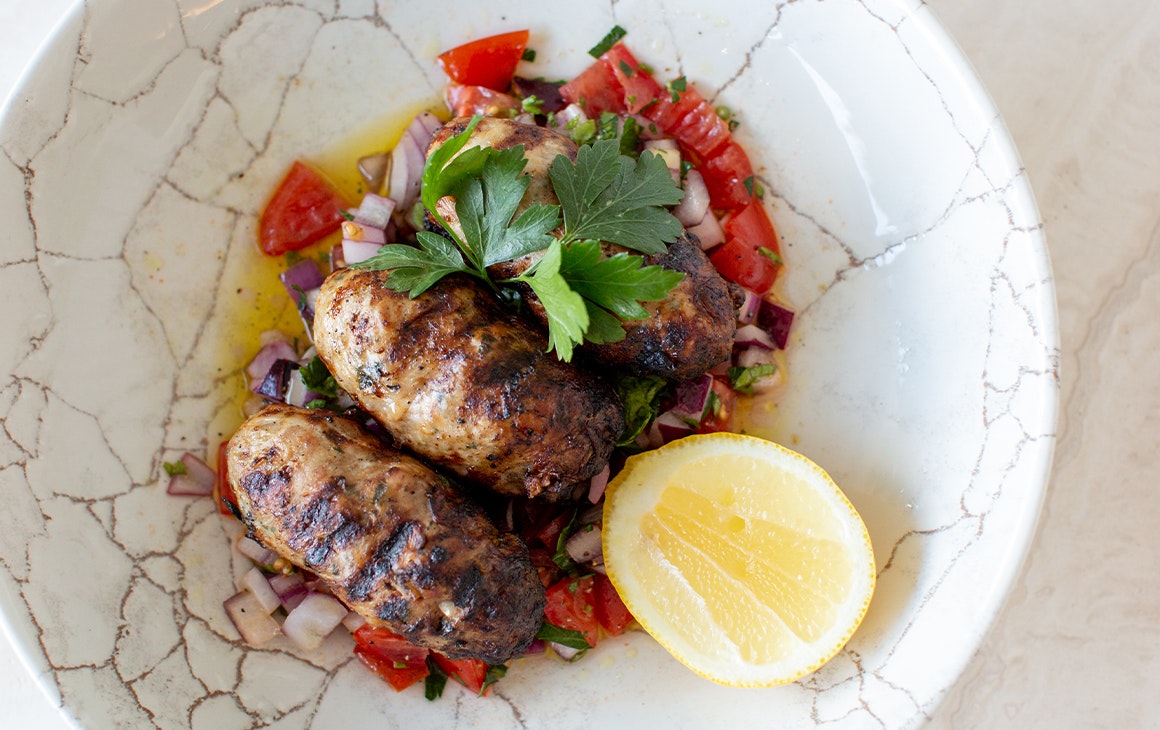 kofta balls with sauce
